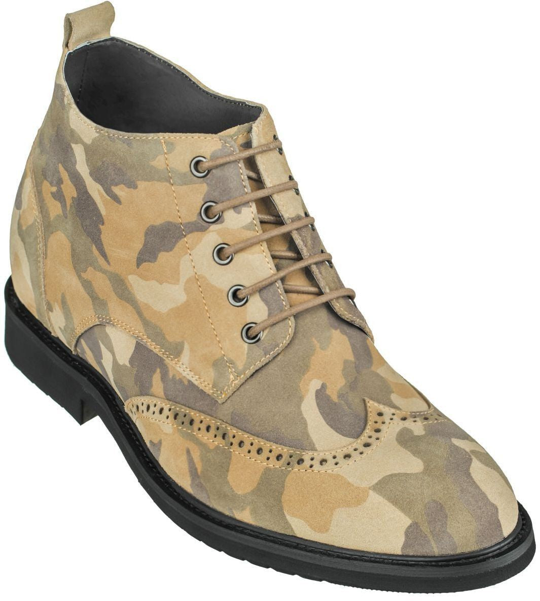 S3650 - 3.0 Inches Taller (Camo Brown) - Lightweight Men's Boots