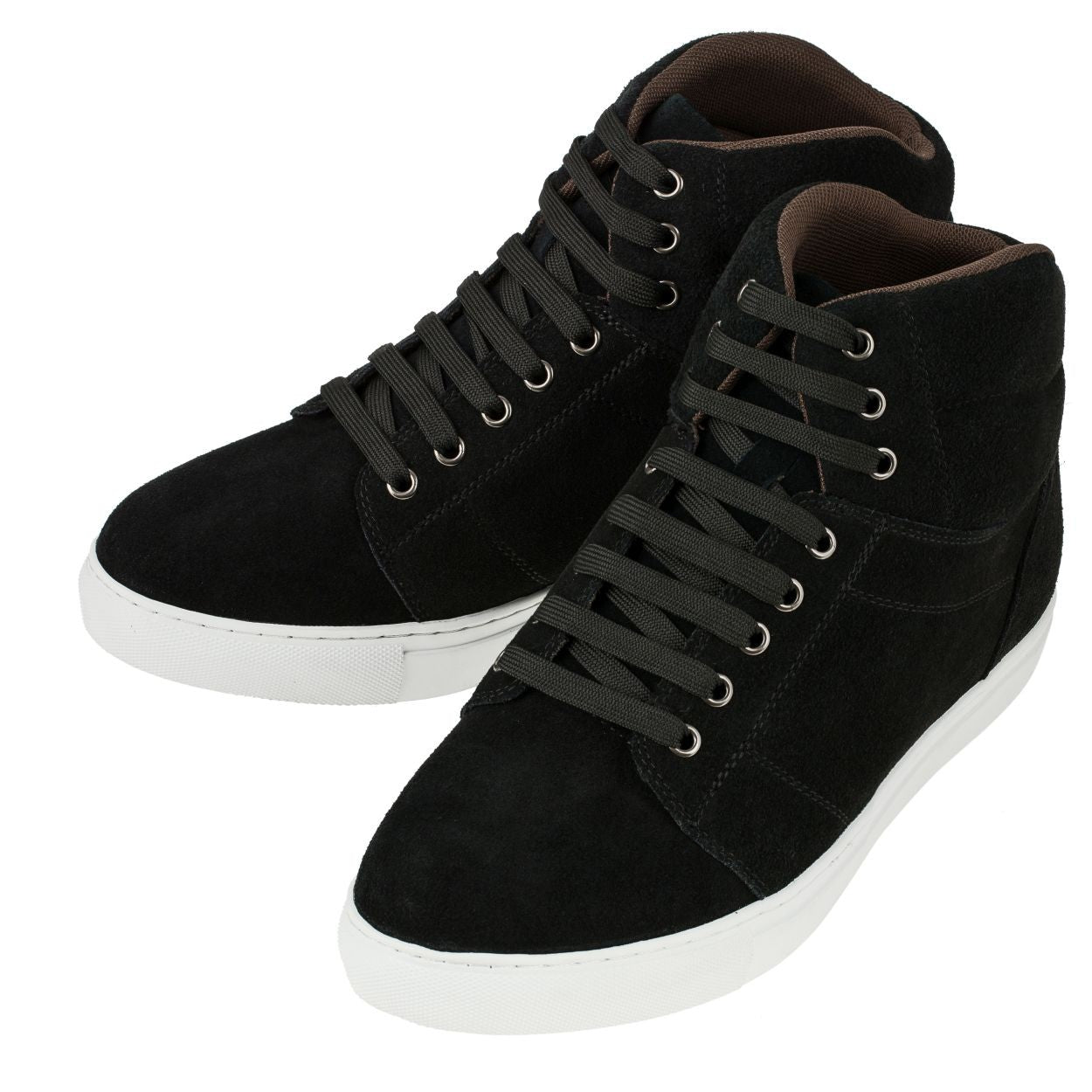 K107201 - 3 Inches Taller (Black) - Men's Sneakers