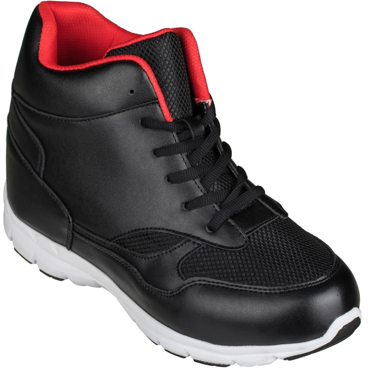 G3332 - Leather High-Top Men's Sneakers - Four Inches