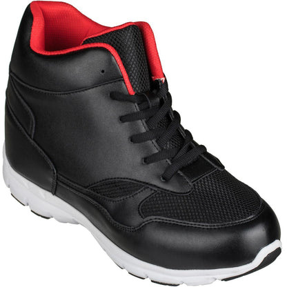 G3332 - Leather High-Top Men's Sneakers - Four Inches