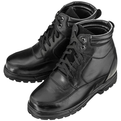K881801 - Military-Style Leather Men's Boots - 5.2 Inches