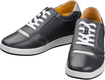 A5327 - 3.2 Inches Taller (Grey) - Men's Sneakers