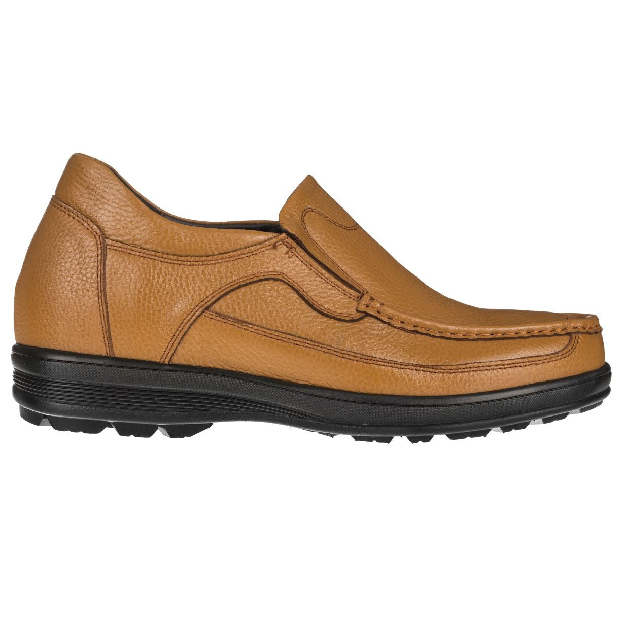 G1829 - 3.2 Inches Taller (Tan Brown) - Lightweight Men's Sneakers