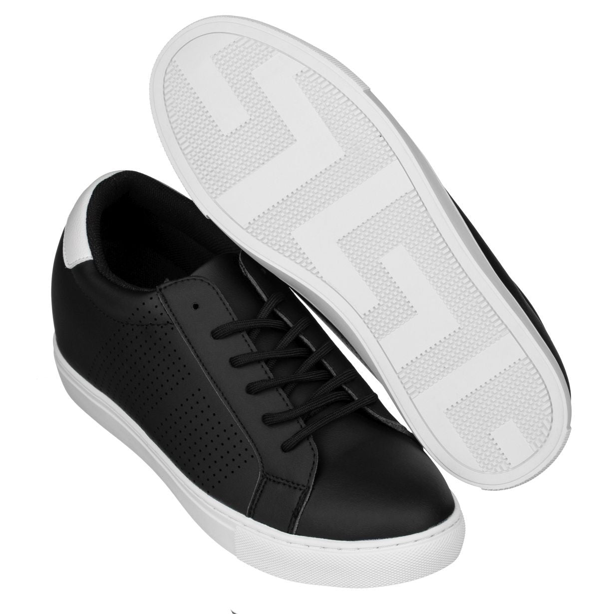 H0831 - 2.6 Inches Taller (Black) - Lightweight Men's Sneakers