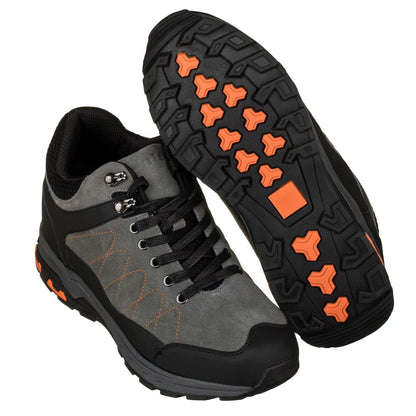 H75472 - 3.2 Inches Taller (Grey) - Hiking Style Men's Boots