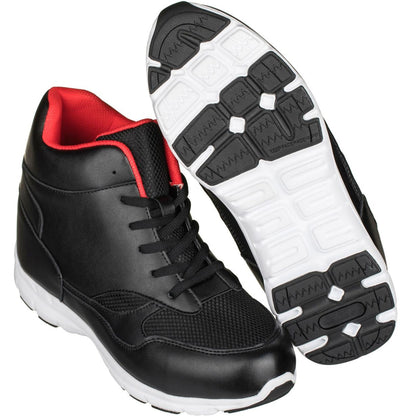 G3332 - Leather High-Top Men's Sneakers - Four Inches