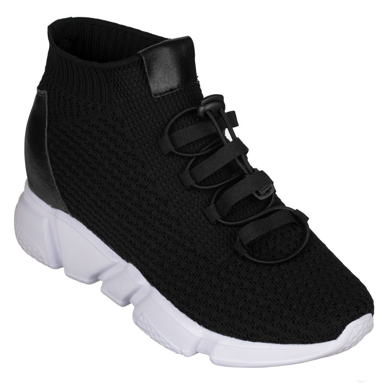 H1721 - 3.2 Inches Taller (Black) - Ultra Lightweight Men's Sneakers
