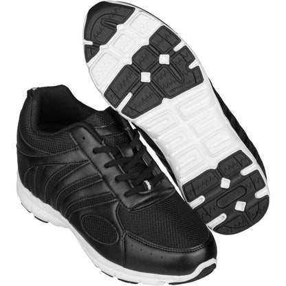 G3304 - 3 Inches Taller (Black) - Super Lightweight Men's Sneakers
