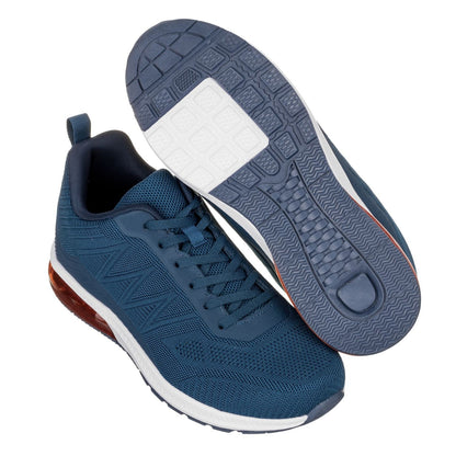 Q230 - 2.4 Inches Taller (Navy/Red) - Super Lightweight Men's Sneakers