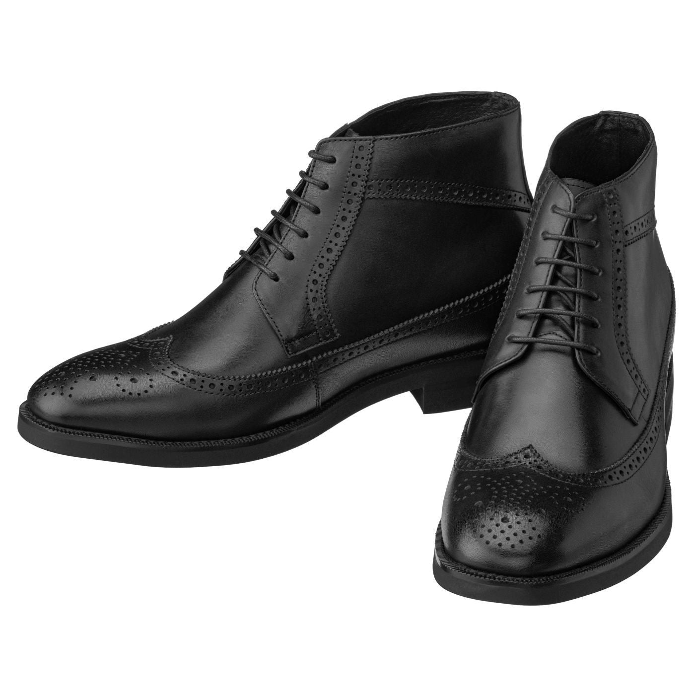 S27001 - 3.2 Inches Taller (Black) - Lightweight Men's Boots