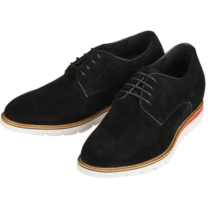 Y4222 - 3.2 Inches Taller (Nubuck Black) - Men's Shoes