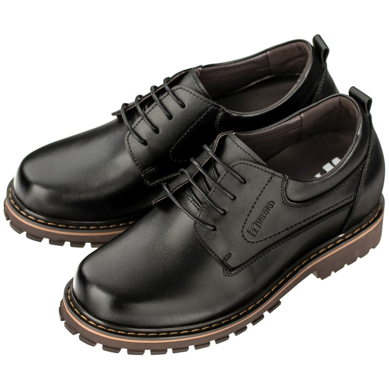 F70289 - 3 Inches Taller (Black) - Men's Shoes