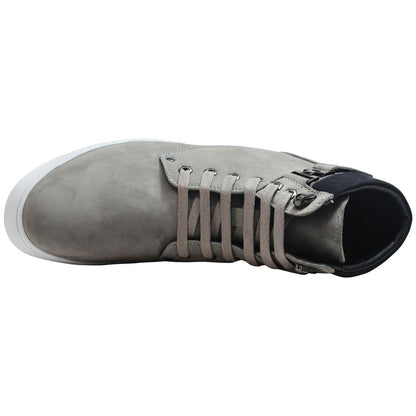 T53120 - 2.6 Inches Taller (Nubuck Grey) - High Top Men's Sneak-boot