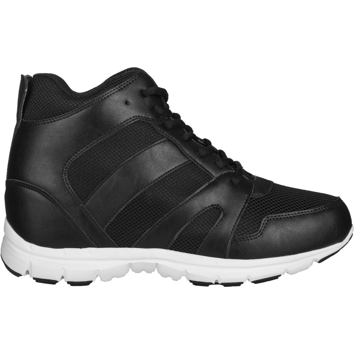 G3330 - 4-Inch Taller Men's Black Elevator Sneakers