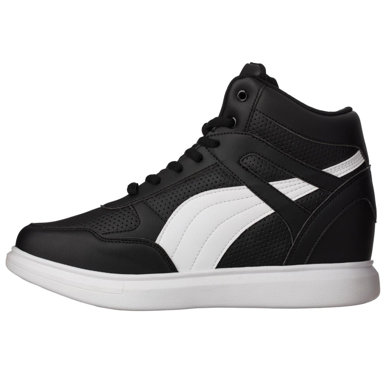 H71901 - High-Top Sneaker Elevator Men's Shoes - 3.8 Inches