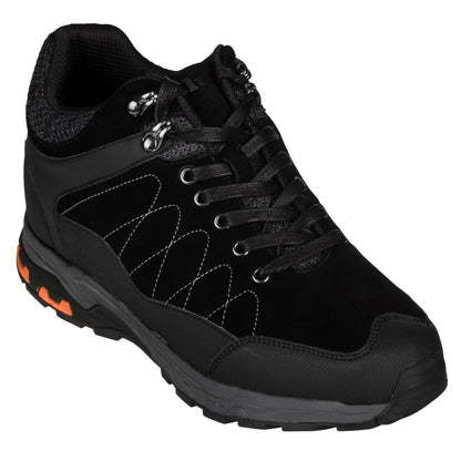 H75470 - 3.2 Inches Taller (Black) - Hiking Style Men's Boots