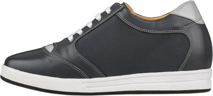 A5327 - 3.2 Inches Taller (Grey) - Men's Sneakers