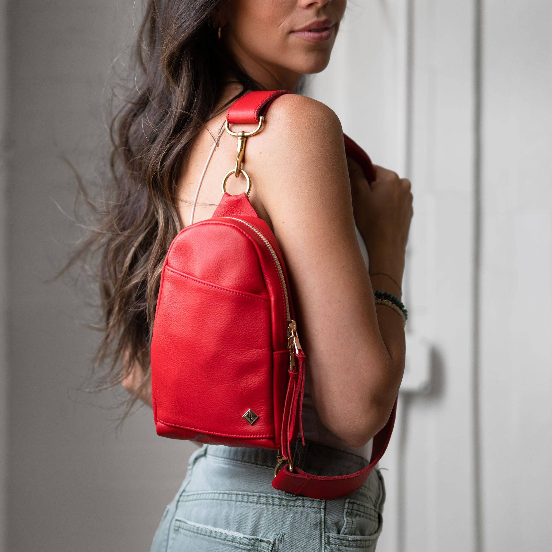 Stylish Leather Sling Bag for Women