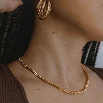 Gold Chain Necklace - Mason & Madison Cable Chain Necklace