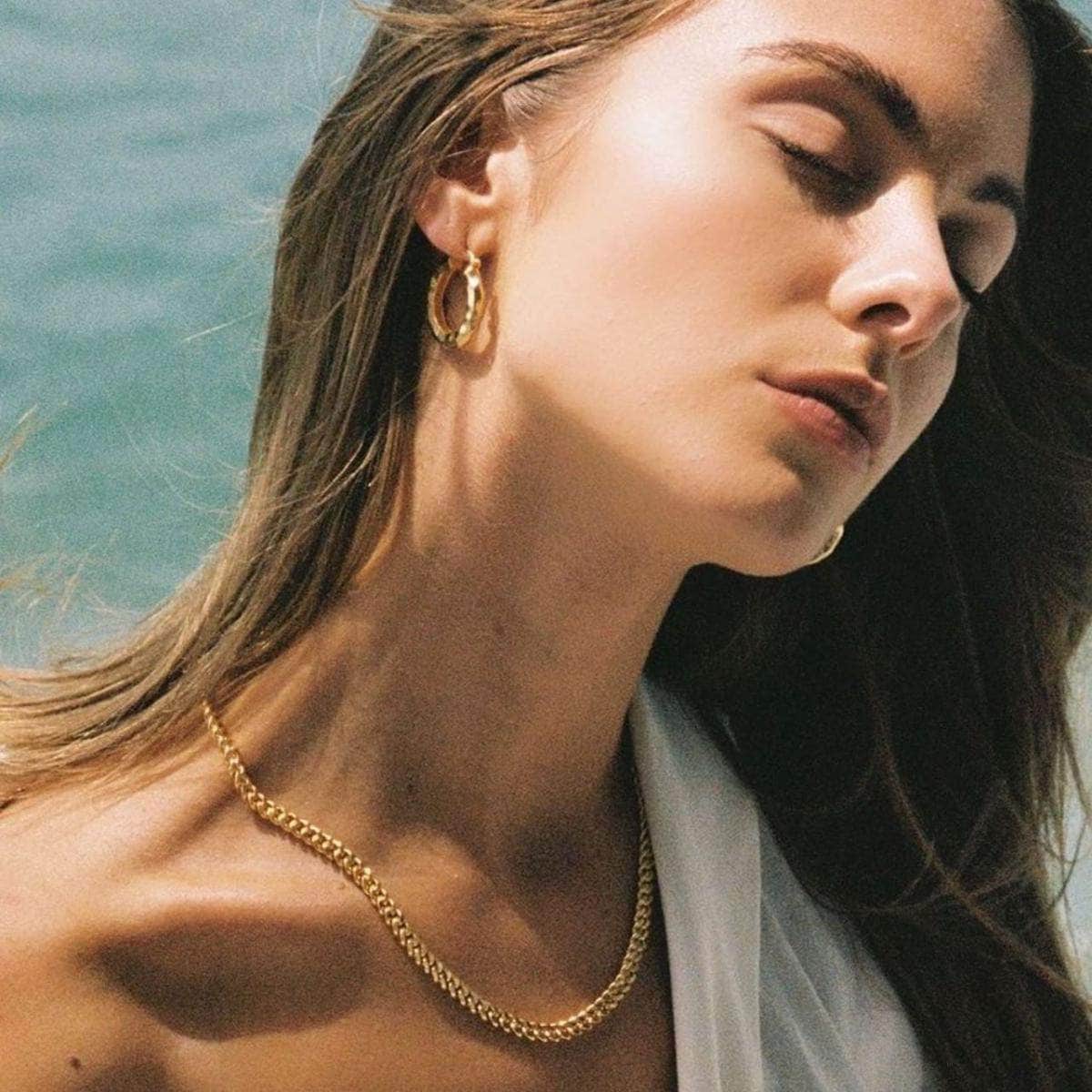 Gold Chain Necklace - Mason & Madison Cable Chain Necklace