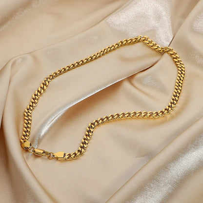 Gold Chain Necklace - Mason & Madison Cable Chain Necklace