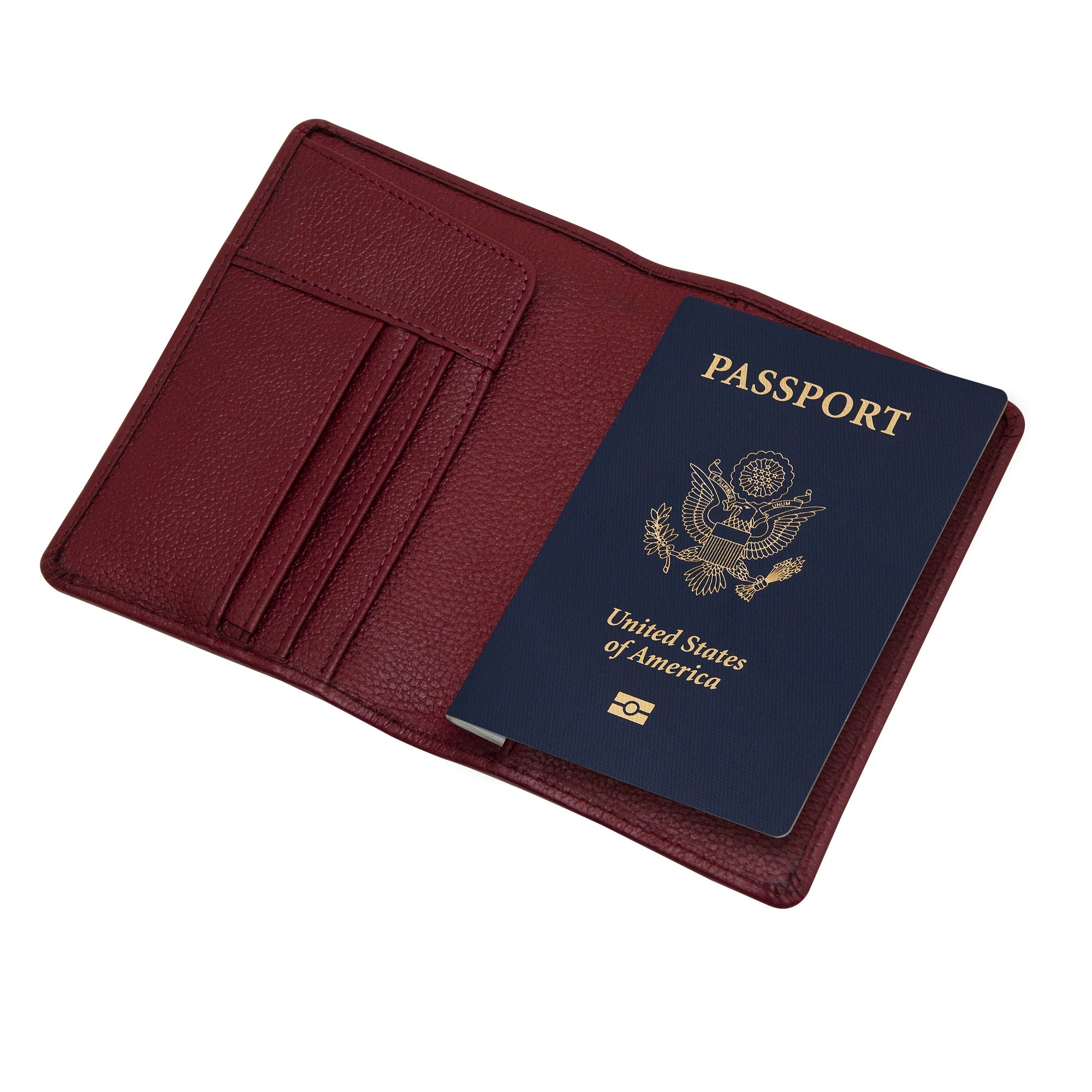 Passport Wallets - Boarding Pass, Cards, Cash, Coins, AirTag (American Flag optional)