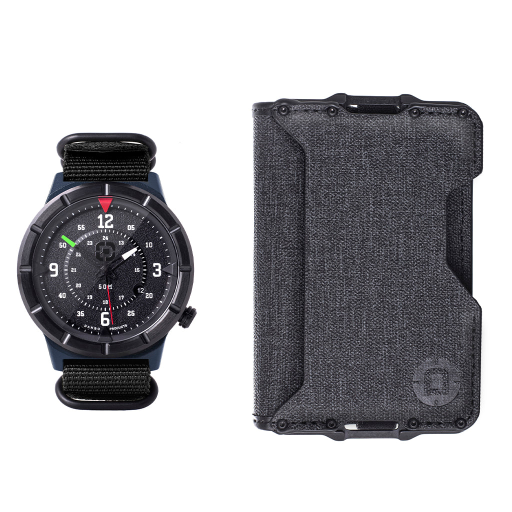 DANGO WATCH & WALLET BUNDLE -  Spec-Ops Watch Keltec Blue & D03 DTEX