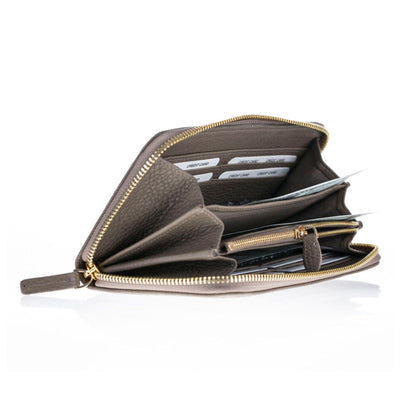 Westminster Handmade Full-Grain Leather Zippered Ladies Handbag