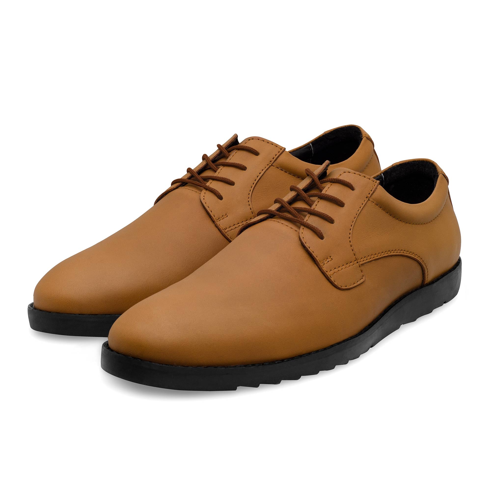 Classic Whiskey Derby Full Grain Leather Dress Sneakers - FINAL SALE