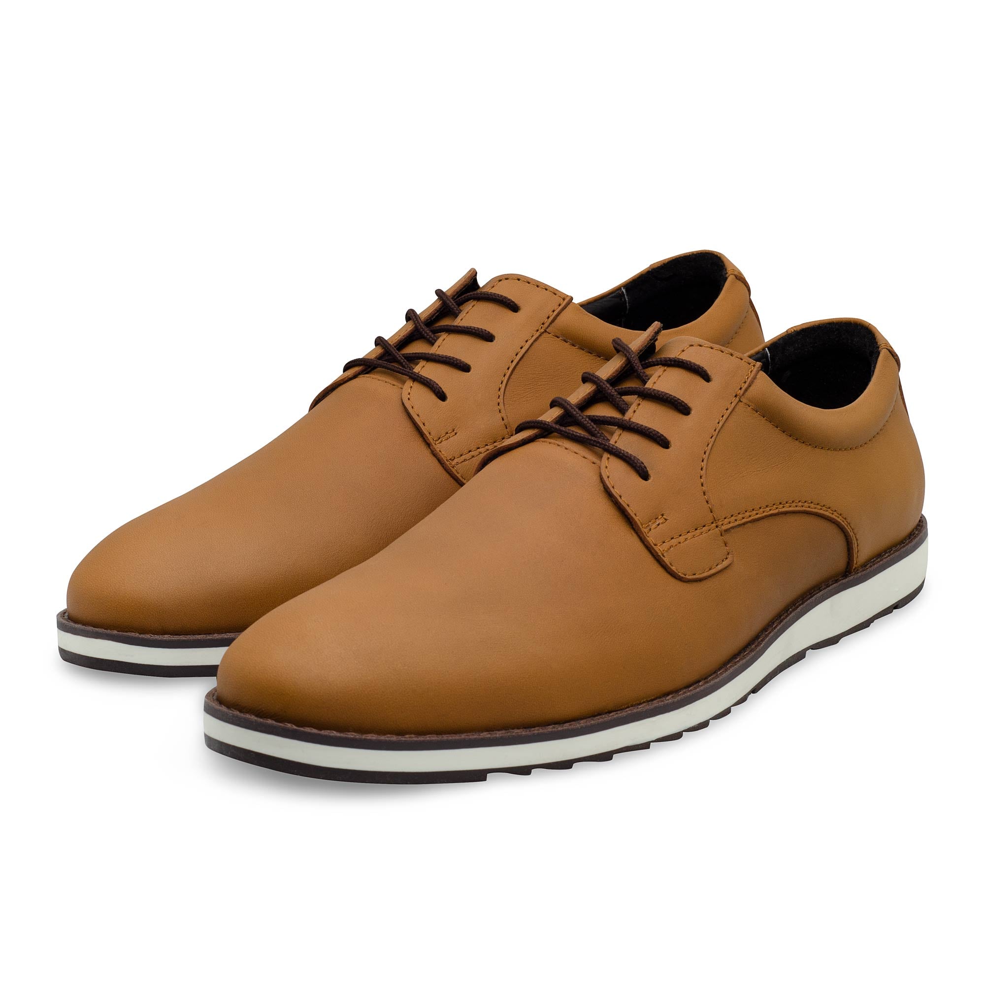 Classic Whiskey Derby Full Grain Leather Dress Sneakers - FINAL SALE