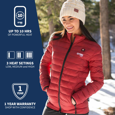 Wolf Womens Heated Jacket