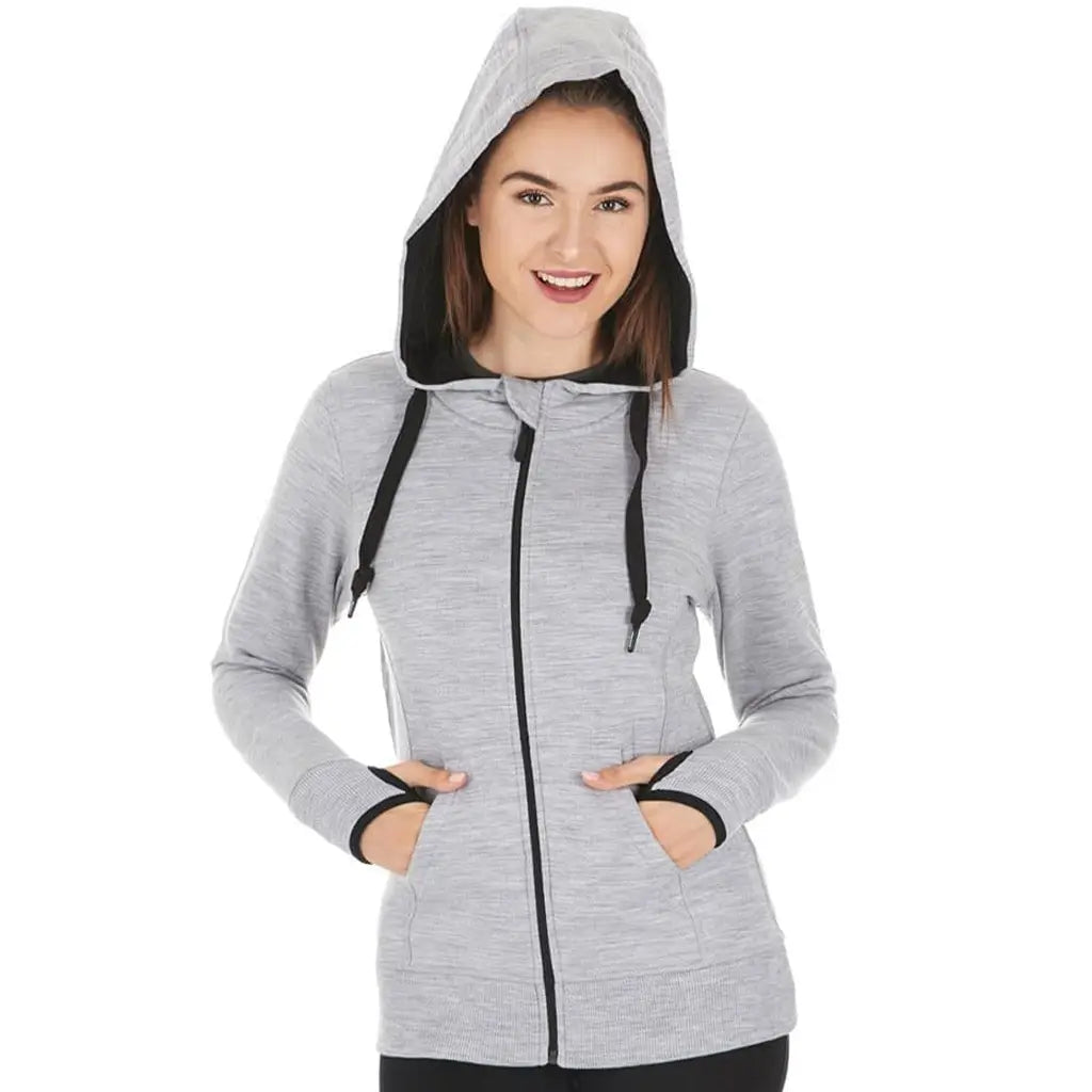 Women's Brushed Wool Hoodie Kodiak Fleece