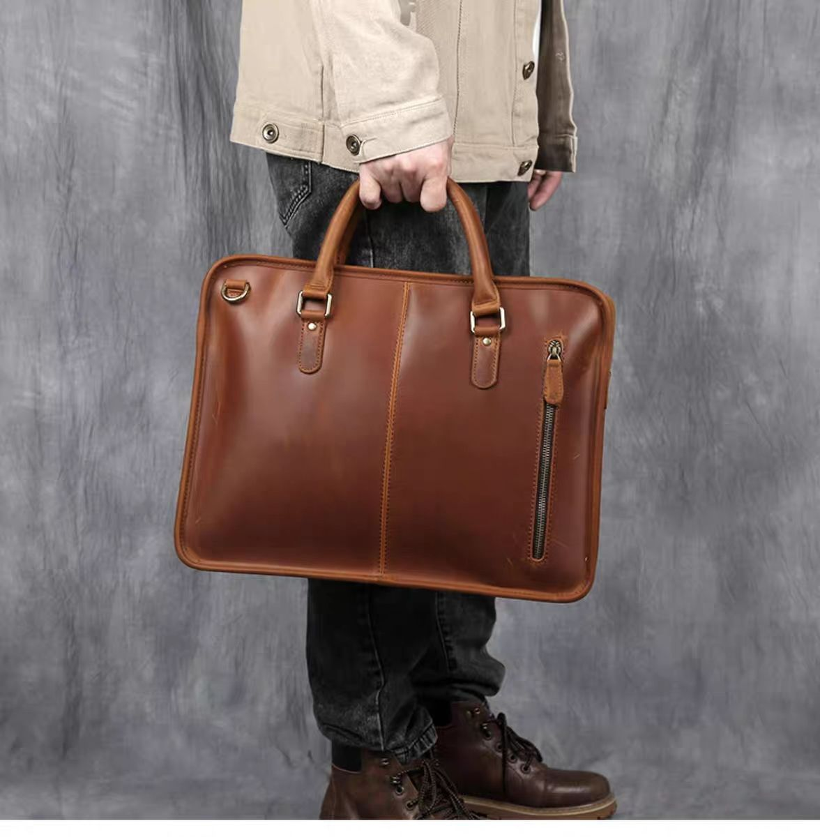 The Hemming Leather Laptop Bag | Briefcase