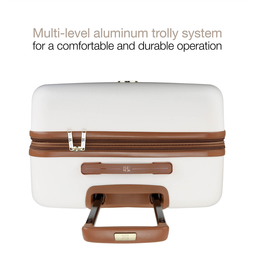 multi-level trolley handle on badgley mischka luggage