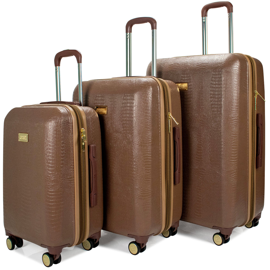 snakeskin luggage
