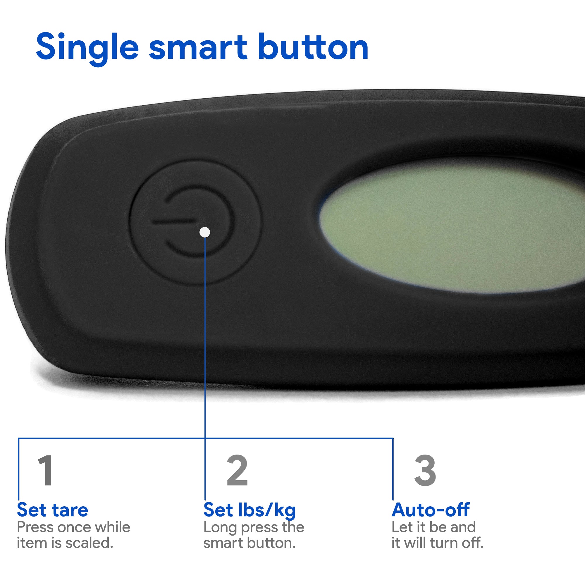 digital luggage scale handle