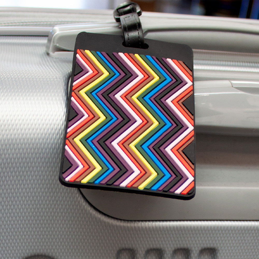 Colorful Collection Luggage Tags rainbow pattern