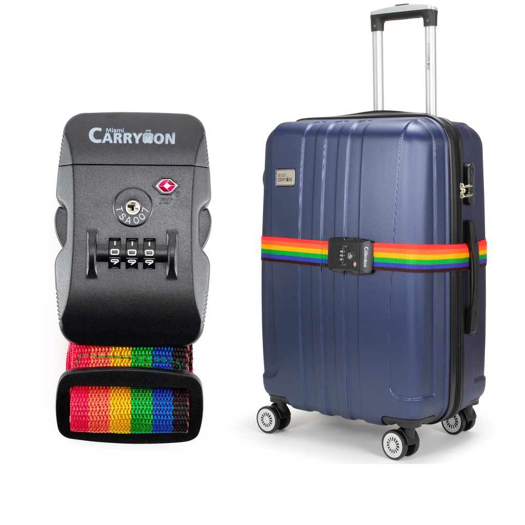 TSA Combination Lock Luggage Strap - [variant_title] - Travellty