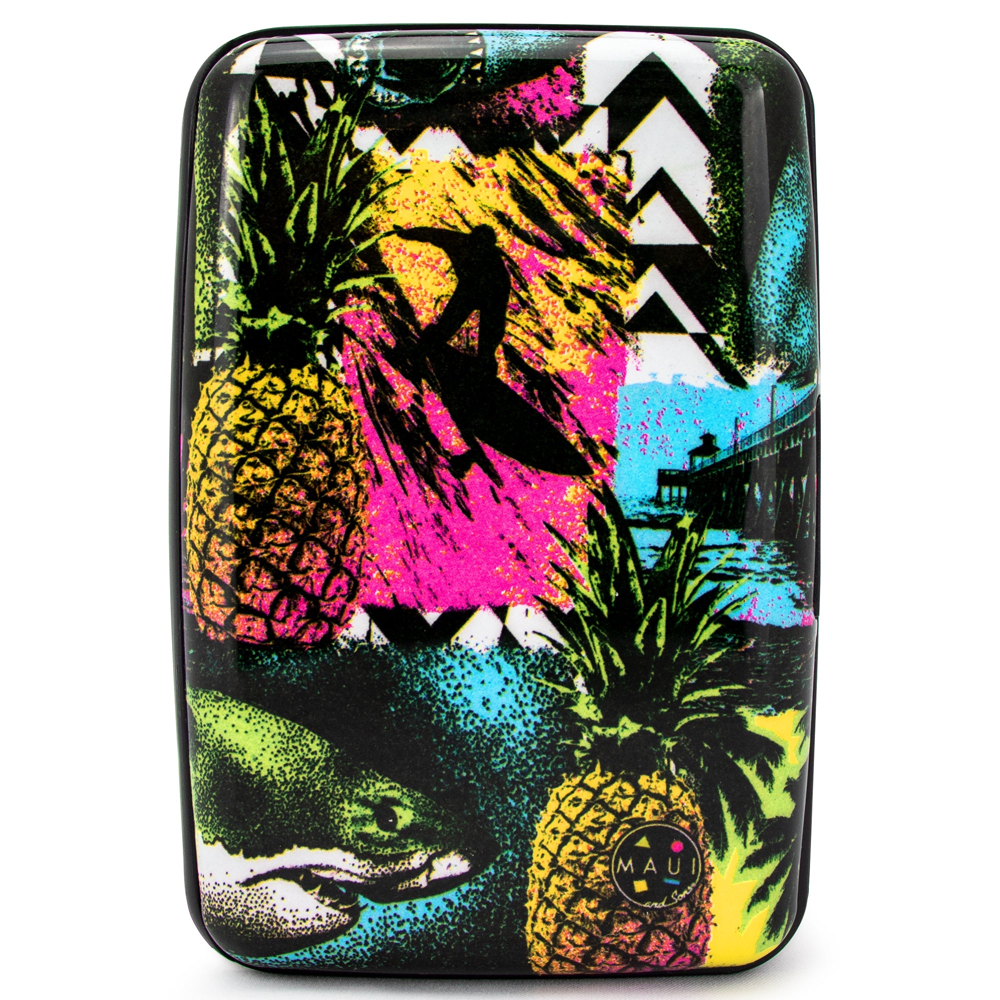 Surfer RFID Wallet & Credit Card Holder - Pineapple Surfer - Travellty