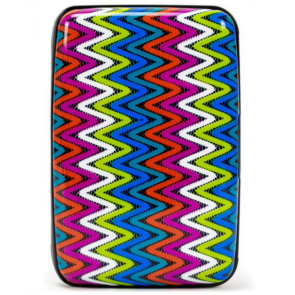 Collection RFID Wallet & Credit Card Case - Rainbow Ripples
