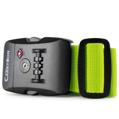 TSA Combination Lock Luggage Strap - Green / One Pack - Travellty