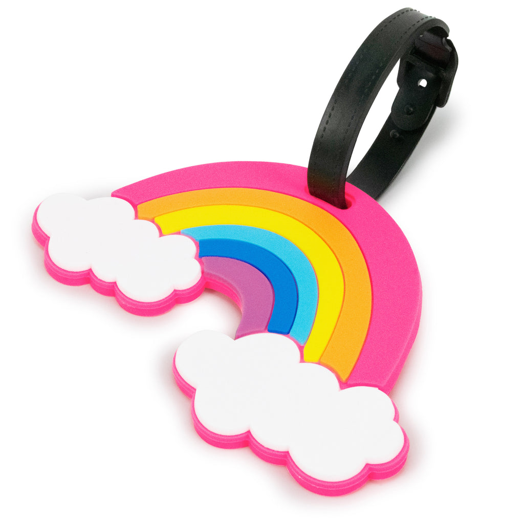 Novelty Collection Luggage Tags Set of 2 - Rainbow