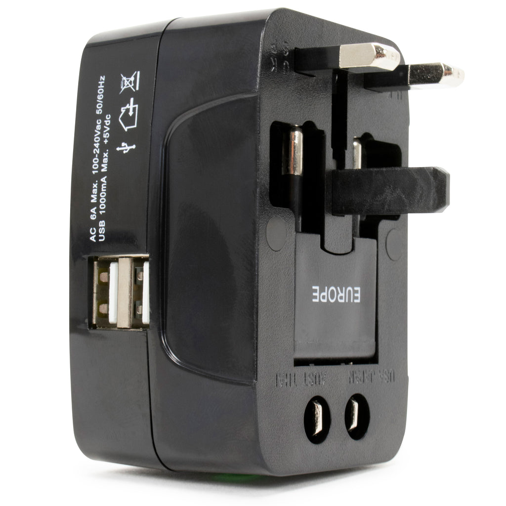International Travel Adapter with USB Port