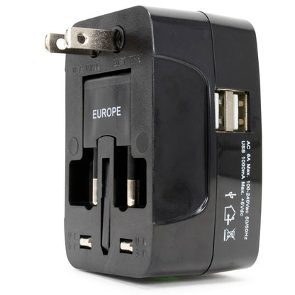 International Travel Adapter with USB Port