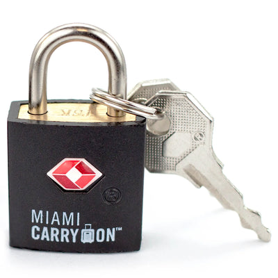 Candado con llave aprobado por la TSA