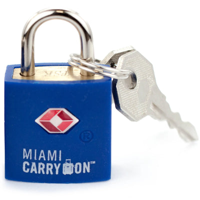 Candado con llave aprobado por la TSA