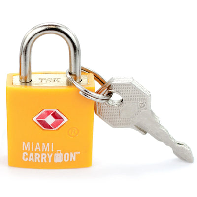 Candado con llave aprobado por la TSA