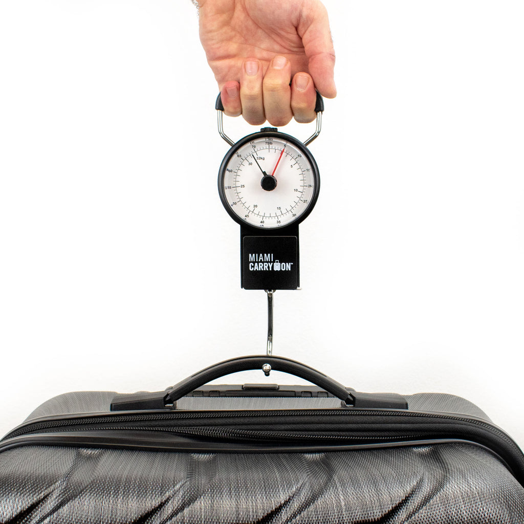 mechanical luggage scale weighing luggage